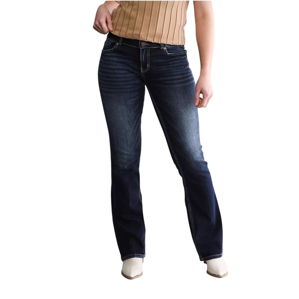 BKE‎ Victoria Med Wash Straight Leg Women's Jeans Size